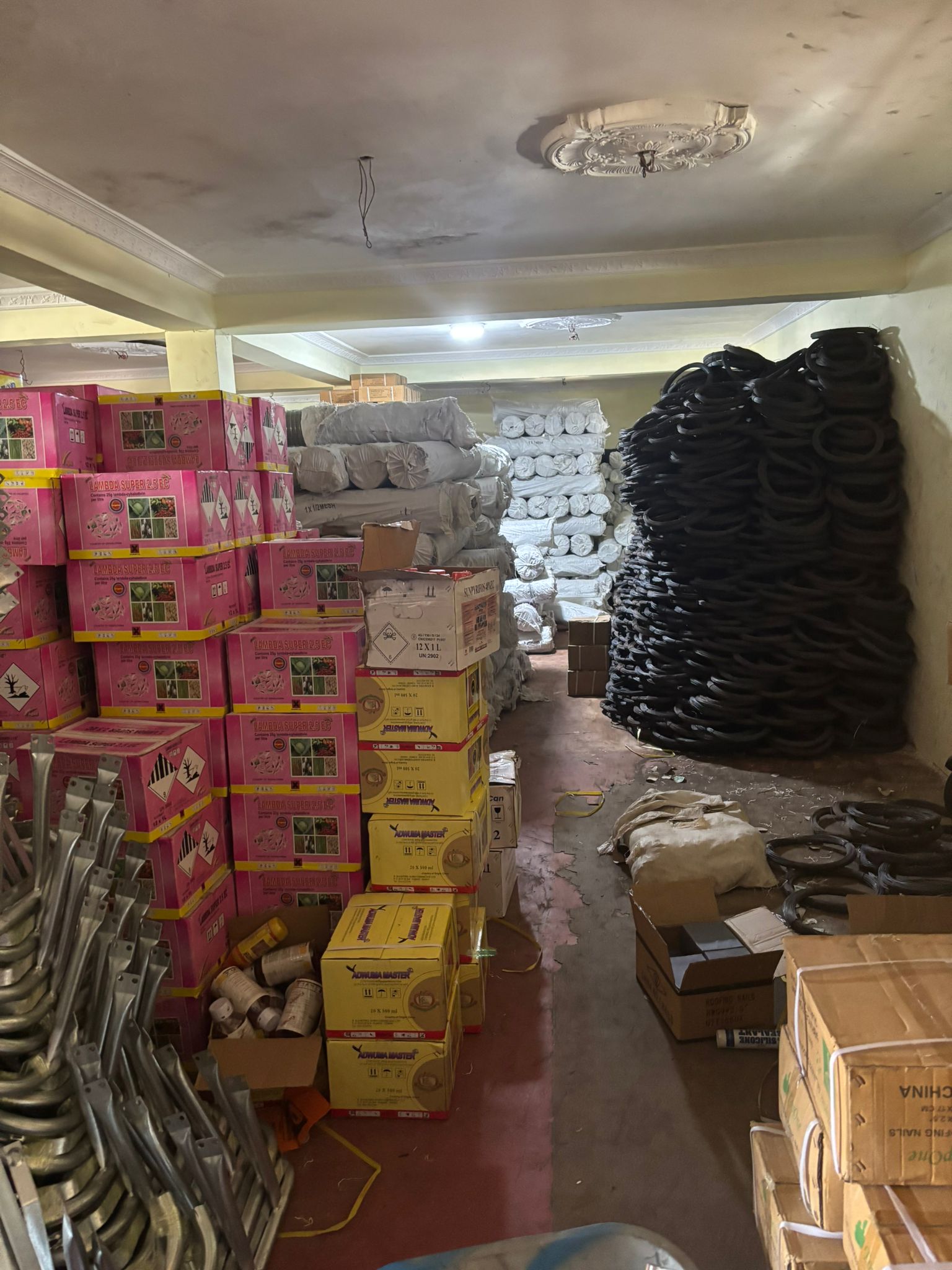 Efficient loading bay area for construction materials delivery trucks at Danwuk Enterprise